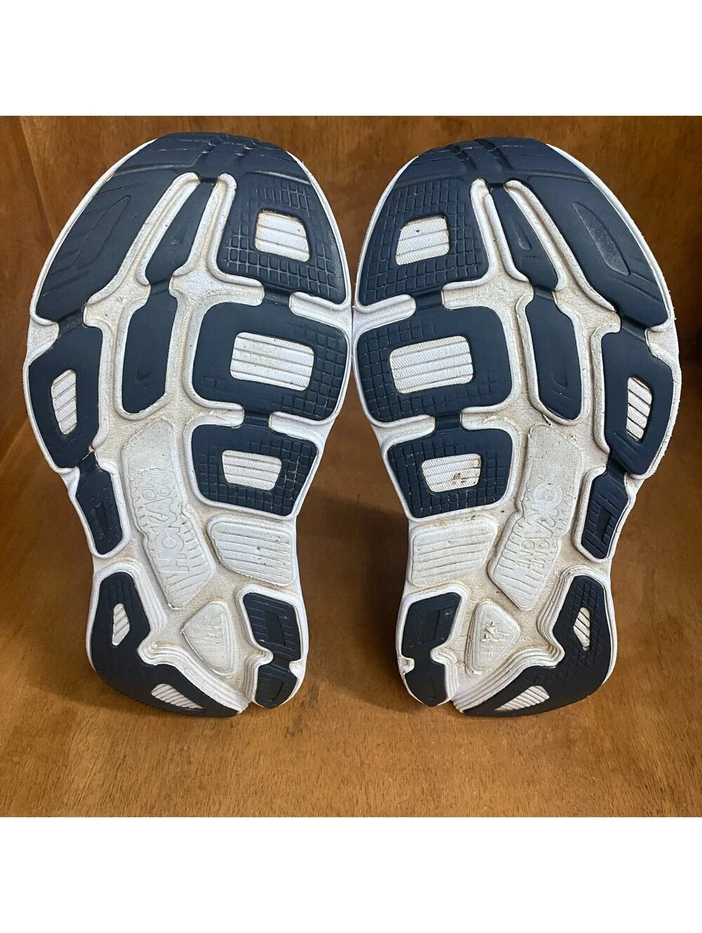 Hoka One One Bondi 6 Wide Running Shoes Womens Size 9.5 D Blue 1019272 MIDP